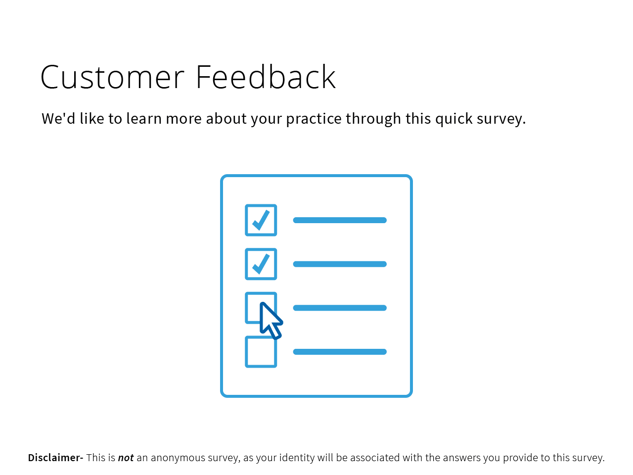 Customer Feedback Survey