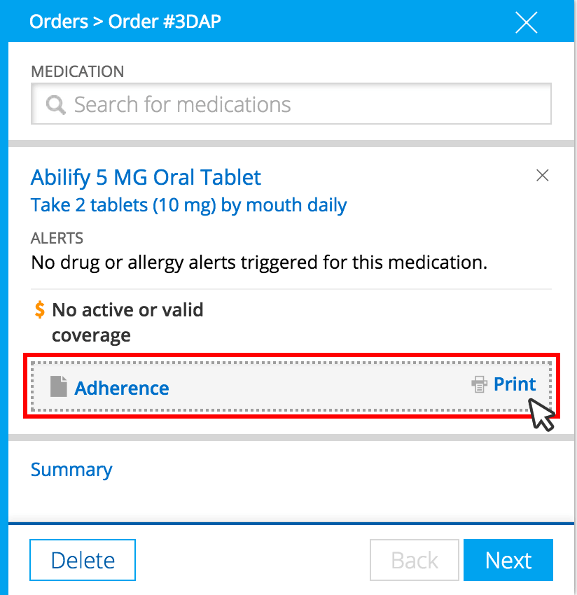 patient adherence